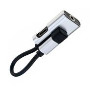 ZYMIADOU Réduction du bruit de type C Adaptateur de charge sonore Convertisseur adapté pour écouter de la musique sans problème pendant les voyages à domicile Adaptateur de son de type C de qualité
