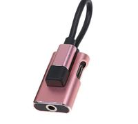 ZYMIADOU Réduction du bruit de type C Adaptateur de charge sonore Convertisseur adapté pour écouter de la musique sans problème pendant les voyages à domicile Adaptateur de son de type C de qualité
