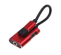 ZYMIADOU Réduction du bruit de type C Adaptateur de charge sonore Convertisseur adapté pour écouter de la musique sans problème pendant les voyages à domicile Adaptateur de son de type C de qualité