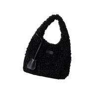 ZYMIADOU Sac à bandoulière confortable en Corduroïde avec compartiments fonctionnels et poignée supérieure ergonomique pour le bureau, Noir , One Size