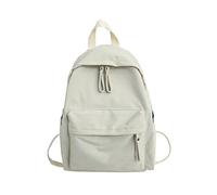 ZYMIADOU Sac à dos d'école pour filles Mode ordinateur portable High Students Nylon Daypack Femme School For Girls, blanc