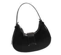 ZYMIADOU Sac à main tendance demi-lune rétro automne hiver aisselle poignée supérieure cuir PU aisselles femmes demi-lune mode aisselle rétro sac à main et sac à main, Noir , One Size