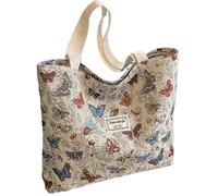 ZYMIADOU Sac à main tendance en toile pour le travail et les affaires, sac à main pour femme, sac à bandoulière avec grand espace pour les femmes qui travaillent, D, One Size