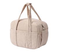 ZYMIADOU Sac de préparation des repas robuste en velours côtelé avec couche en aluminium, idéal pour les trajets en voyage et les sorties en famille, au bureau, à l'école