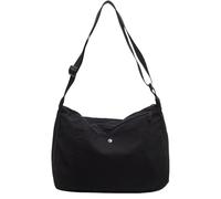 ZYMIADOU Sac unisexe pour étudiant avec bandoulière réglable, sac à bandoulière multifonction, adapté pour les voyages et le sport, sac de voyage pour femme, Noir , One Size