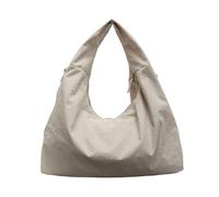 ZYMIADOU Sacs Hobos pour femmes et filles en nylon - Sac à main élégant en forme de croissant - Sacs à bandoulière d'hiver - Sacs à main pour femme, beige, One Size