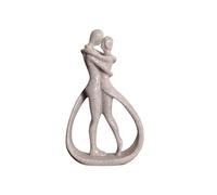 ZYMIADOU Statue d'amant Huggings Couple Figurine Romantiques Figurines Esthétiques Décorations Modernes Sculpture Décoration pour la Maison Lover Statue