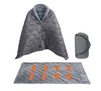 ZYMIADOU Tapis chauffant d'extérieur portable à 3 voies avec fonction de fermeture automatique - 160 x 70 cm