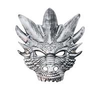 ZYMIADOU Tête de dragon pour bal masqué d'Halloween pour adultes, femmes, hommes, cosplay, fête, bal masqué, fête d'Halloween pour adultes