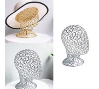 ZYMIADOU Tête de mannequin créative en fer pour perruques, chapeaux et accessoires, taille unique, Comme décrit