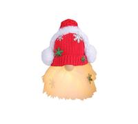 ZYMIADOU Unique Light Up Knit Hat Toy Christmas Decoration Dolls Soft Home Party Decor With Music Home Decor Craft Item For Family And