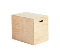 Zymjzbetic 1 boîte de Saut Polyvalente en Bois 3 for entraînement pliométrique et dips pour Les Exercices de Gymnastique à Domicile(20x24x30inch)