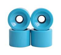 Zymjzbetic 4Pcs Indoor Outdoor Roller Skate Wheels Skateboard Wheels PU Roller Skateboard Repair Parts pour Patins à roulettes(Blue)