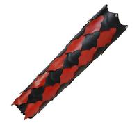 Zymjzbetic carquois à flèches Médiéval LARP Archer Dragonscale Carquois Forêt Elfe Cuir Flèche Arrière Étui Porte-Robin des Bois Ranger Bowman Tir à l'arc Holster(Black and Brown)