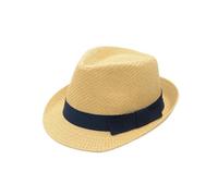 Zymjzbetic Chapeau de paille grande taille for homme, chapeau melon, d'été, for, Fedora for femme, à grosse tête for pour Beach Party Outdoor(Khaki blue belt,L(58-60cm))