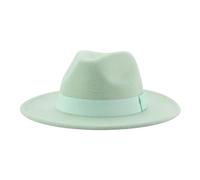 Zymjzbetic Chapeau Fedora for femme, chapeau d'hiver à large bord, classique, for mariage, église pour Beach Party Outdoor(Color 23,56-58cm(adults))