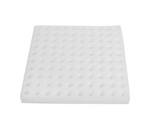 Zymjzbetic Éponges de Culture Bloc éponge carré Bouchons de démarrage Cubes Culture démarreurs graines Plantation boutures hydroponiques Propagation des Plantes Gadgets(White-100pcs(1sheet))