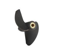 Zymjzbetic Hélice de Bateau Hélice Double Pale M4 for Bateau RC avec hélice filetée Avant (arrière) for Arbres d'hélice Marine de 4 mm(004 D45.0mm Postive)