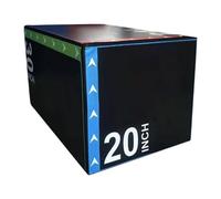 Zymjzbetic Jump Box 3 en 1, boîte d'agilité Haute densité, Conditionnement, Musculation, dips for Exercices à Domicile pour Les Exercices de Gymnastique à Domicile(76cmx51cmx61cm)