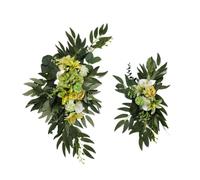 Zymjzbetic Kit de Fleurs artificielles pour Arche de Mariage Guirlande de Fleurs artificielles, 2 pièces, Kit for Arc Mariage, for Signe, décor d'arc Floral Artificiel(U1)