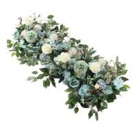 Zymjzbetic Kit de Fleurs artificielles pour Arche de Mariage Mur de Fleurs artificielles 50/100cm, décoration Mariage, Roses, pivoines, rangée, décor for Arc, Mur d'arrière-Plan(B,50CM)