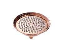 Zymjzbetic Pommeau de Douche Antique Stainless Steel Shower Head Round 8 inch Rainfall Brass Golden Replacement Rose Gold(Rose Gold)