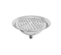 Zymjzbetic Pommeau de Douche Antique Stainless Steel Shower Head Round 8 inch Rainfall Brass Golden Replacement Rose Gold(Color 2)