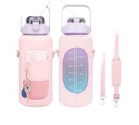 Zymjzbetic Porte-Bouteille d'eau 1PC - Housse de Protection for Bouteille d'eau avec Sangles réglables, Support Poche à Eau en néoprène, bandoulière, Porte-Bouteille Isolant(COLOT6)