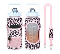 Zymjzbetic Porte-Bouteille d'eau 1PC - Housse de Protection for Bouteille d'eau avec Sangles réglables, Support Poche à Eau en néoprène, bandoulière, Porte-Bouteille Isolant(COLOR4)