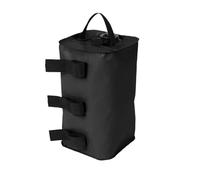 Zymjzbetic Sac à Eau for Tente de Camping 10 L, Sac de Sable résistant au Vent for auvent extérieur, abri Solaire, Sacs de Sable pour parasols(Black)