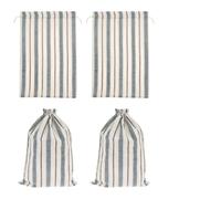 Zymjzbetic Sac à Pain en Lin Sac à Pain en Lin 4 pièces, Cordon de Serrage réutilisable, levain Non Blanchi