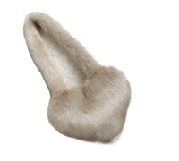 Zymjzbetic Sac fourre-tout en peluche Sacs à bandoulière moelleux en peluche avec cœur d'amour, sacs main grande capacité fausse fourrure for femme(Khaki A)