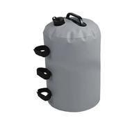 Zymjzbetic Sacs de Poids for Tente, Sacs d'eau, Sacs de Poids for Sable et Eau, Sacs de Poids for auvent de Jambe, Sacs de Sable for abri Solaire extérieur, Pieds d'auvent pour parasols(Gray)