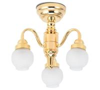 Zymoplas 1/12 poupée Maison modèle Miniature plafonnier décoration Meubles Bricolage Mur présente Lampes décoratives pour Chambre