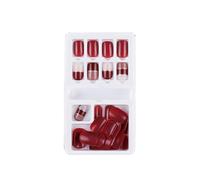 Zymoplas 1 ensemble de colle sur les ongles longueur moyenne limes à orteils Style carré bâton Art décalcomanies outil de beauté artificielle bricolage Kit de manucure , Type24 , F635