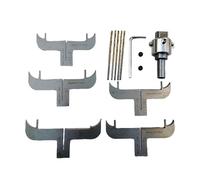Zymoplas 1 ensemble de forets à bois Ring Makers Carbon Premium Durable Jewelry Drilling Bits Handheld pour la fabrication de bijoux ligneux