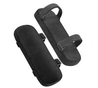 Zymoplas 1 Paire Accueil Libération Doux Chaise Accoudoir Portable Tabouret Bras Coude Soutien Coussin Bras Repos Pad Oreiller Couverture Accessoire, Noir