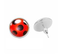 Zymoplas 1 paire de clous d'oreilles Vintage boucles d'oreilles rondes fiançailles anniversaire femmes bijoux accessoires de décoration personnalisés