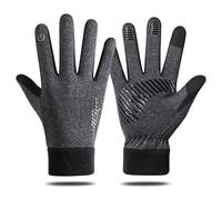 Zymoplas 1 Paire de Gants Respirants Portables Coupe-Vent Moto Accessoire de Cyclisme en Plein air pour Sac à Escalade Ski, Gris, XXL