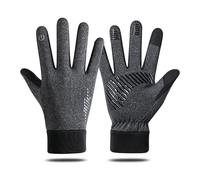 Zymoplas 1 Paire de Gants Respirants Portables Coupe-Vent Moto Accessoire de Cyclisme en Plein air pour Sac à Escalade Ski, Gris, XL