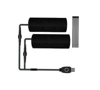 Zymoplas 1 paire de tissu pour animaux de compagnie moto électrique poignée chauffante détachable étanche Interface USB 3 vitesses bouton thermique contrôle plus chaud