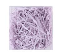 Zymoplas 1 paquet de papier Lafite remplisseur de raphia déchiqueté boîte-cadeau matériel emballage maison fournitures pratiques pâques noël, Violet à gris