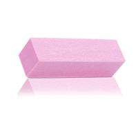 Zymoplas 10 pièces/ensemble tampons à ongles givrée fichiers meulage Compact bord plat résistant à l'usure manucure Nail Art outil femmes, Rose