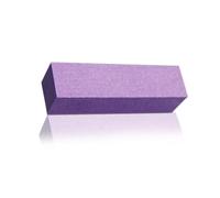 Zymoplas 10 pièces/ensemble tampons à ongles givrée fichiers meulage Compact bord plat résistant à l'usure manucure Nail Art outil femmes, Violet