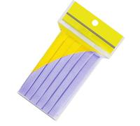 Zymoplas 12 pièces tampons démaquillants éponge d'enlèvement cosmétique bouffée de lavage du visage femmes visages éponge de nettoyage lingettes de lavage éponges outils, violet, 1 pièces