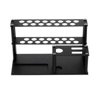 Zymoplas 18 Trous en Aluminium Outils Support de Rangement intérieur ménage Garage Usine étagères Tournevis perceuse Organisateur de Stockage