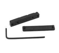 Zymoplas 2 pièces 4 cordes écrou de fond porosité minimale Pour bonne Intonation clarté résistant à l'usure guitare acoustique pont osseux