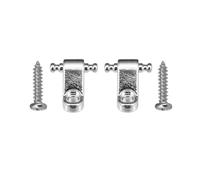 Zymoplas 2 pièces arbres à cordes à rouleaux Guides de boucle de retenue ficelle étanches avec vis montage accessoires d'instruments cordes, Mèche