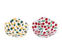 Zymoplas 2 pièces/ensemble bol à soupe isolé Hugger bol en coton maniques couvercle de à Pour micro-ondes résistant la chaleur pour les aliments Huggers tissu, B