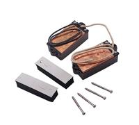 Zymoplas 2 pièces micros P-Bass avec vis de montage universel guitare basse pont à cordes pièces de rechange Kit d'entretien
